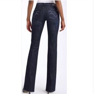 VINTAGE Rock & Republic Kasandra Dark Indigo Rinse Blue Bootcut Jeans Lowrise 29